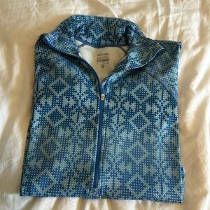 Nike Womens S Pro Running Quarter Zip Collar Exposed Seams Thumb Holes Popover